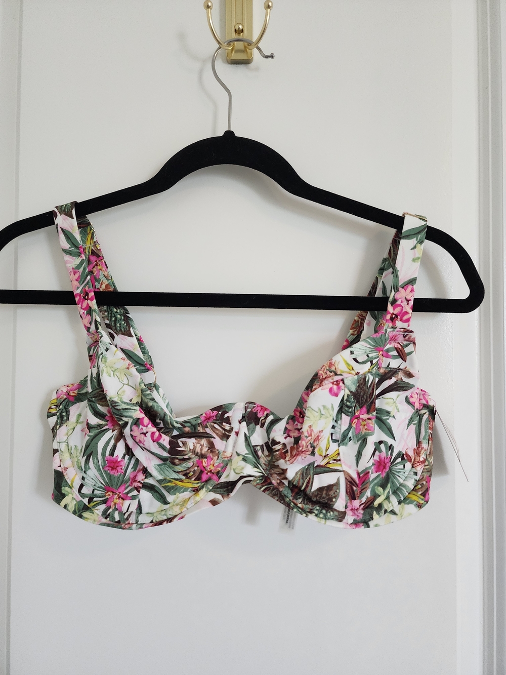 Victoria's Secret Pink & Green Floral Bikini Top